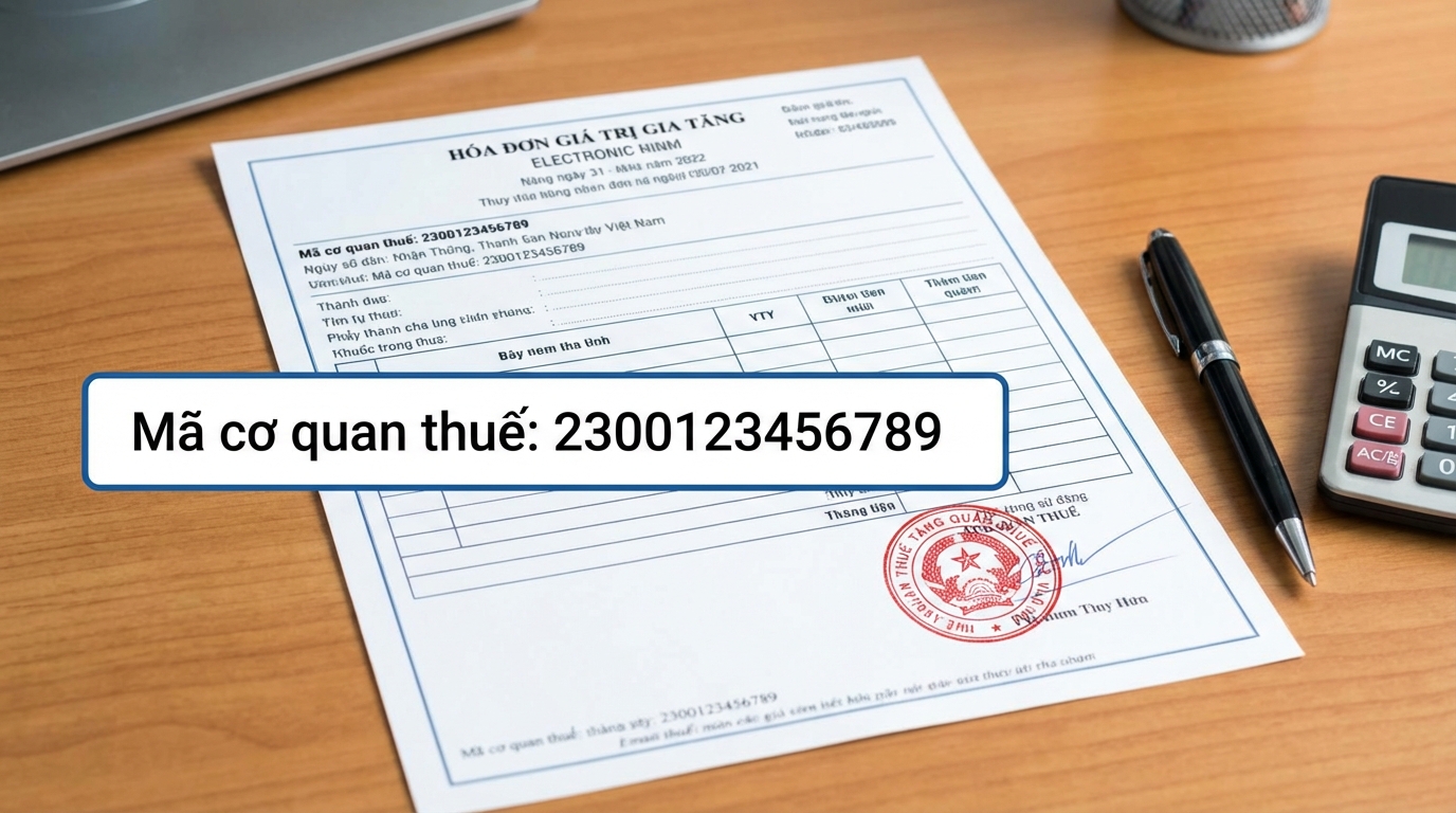 hóa đơn có mã cơ quan thuế