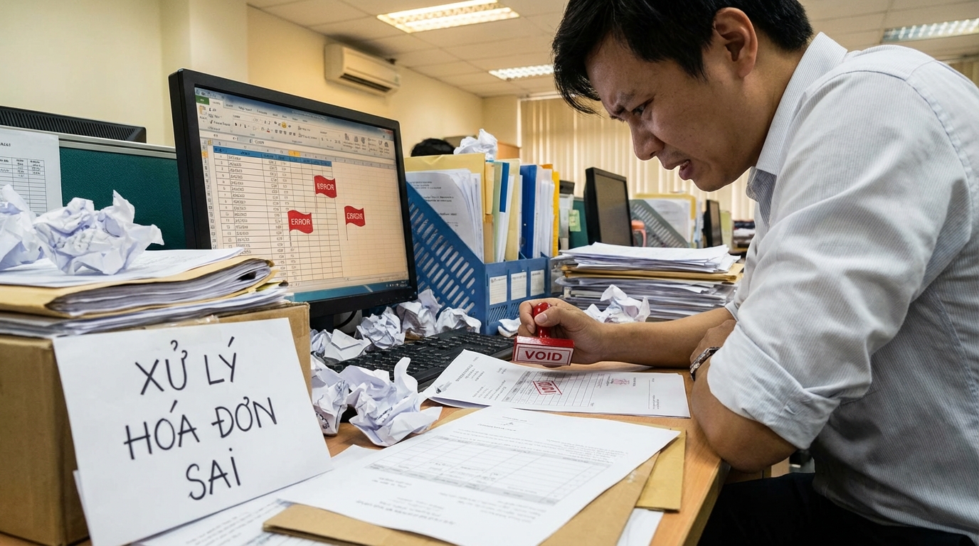 Xử Lý Hóa Đơn Sai: Hướng Dẫn Chi Tiết Từ A Đến Z (Cập Nhật 2026) 4 xử lý hóa đơn sai
