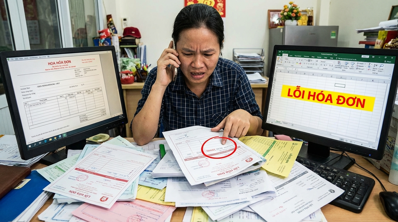 Xử Lý Hóa Đơn Sai: Hướng Dẫn Chi Tiết Từ A Đến Z (Cập Nhật 2026) 3 xử lý hóa đơn sai