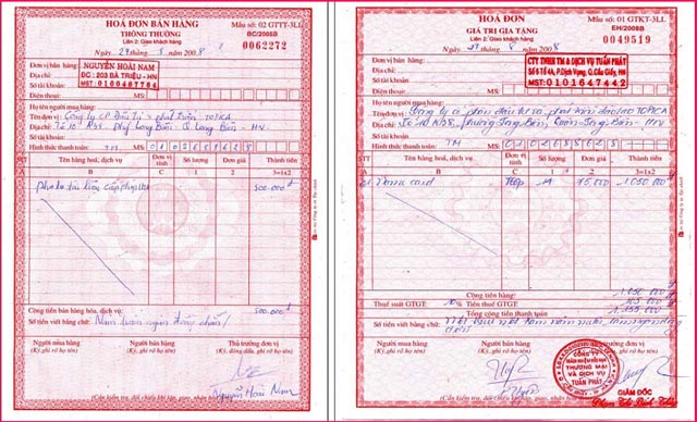 Mua hóa đơn đỏ bán lẻ hợp pháp nhanh gọn-giảm rủi ro Mua hóa đơn đỏ bán lẻ hợp pháp nhanh gọn-giảm rủi ro