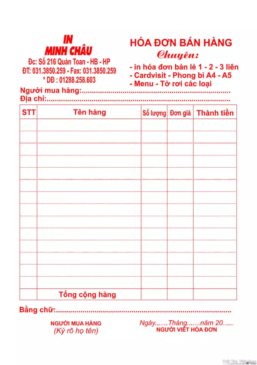 Mua hóa đơn đỏ bán lẻ hợp pháp nhanh gọn-giảm rủi ro Mua hóa đơn đỏ bán lẻ hợp pháp nhanh gọn-giảm rủi ro