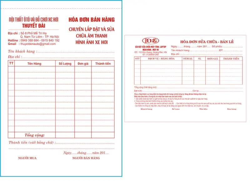 Mua hóa đơn đỏ giá rẻ, nhanh chóng, uy tín tại Hà Nội và TP.HCM