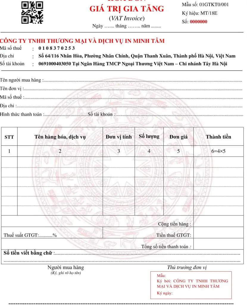 Mua hóa đơn vat năm 2026 - Hướng dẫn và thông tin cần biết